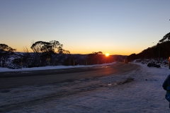 Sunrise from the bus stop