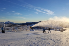 Snow guns in full swing